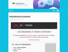 Tablet Screenshot of gamedevjs.com